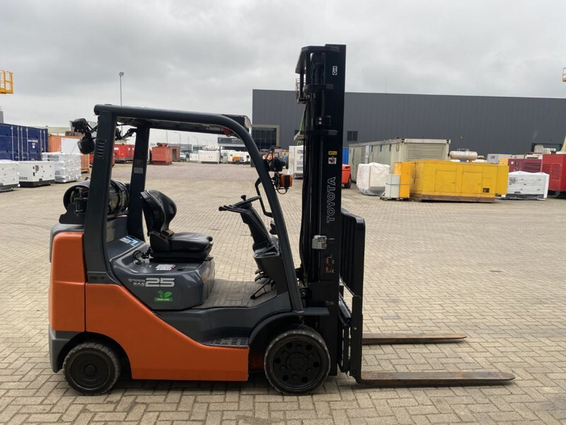 Газокар Toyota 8FGCU25 2.5 ton Duplex Sideshift LPG Heftruck: снимка 18