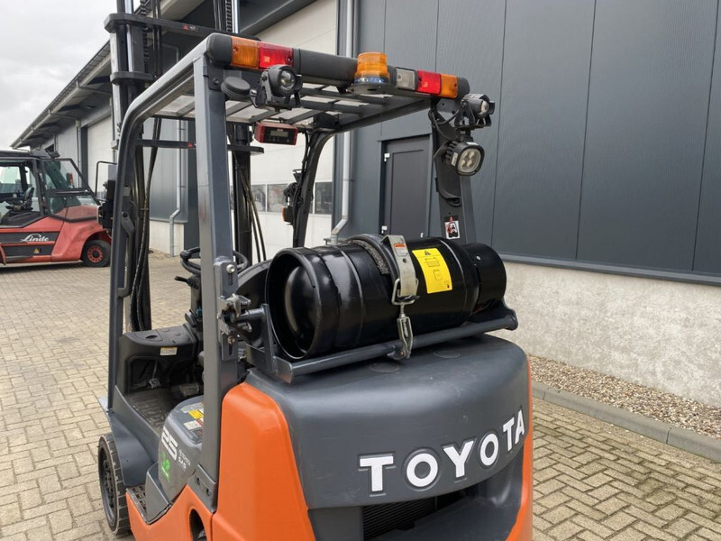 Газокар Toyota 8FGCU25 2.5 ton Duplex Sideshift LPG Heftruck: снимка 16