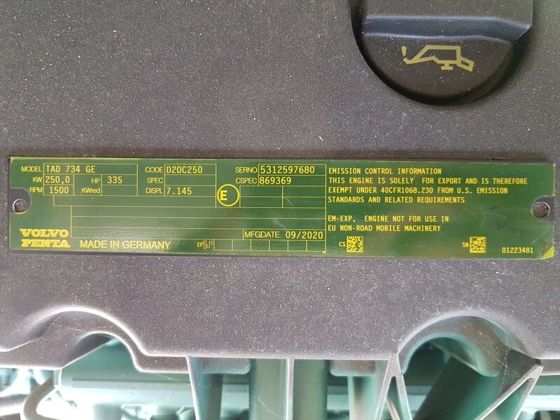 Volvo 275 kVA TAD 734 GE Stamford Supersilent generatorset New ! - Електрогенератор: снимка 5 Volvo 275 kVA TAD 734 GE Stamford Supersilent generatorset New ! - Електрогенератор: снимка 5