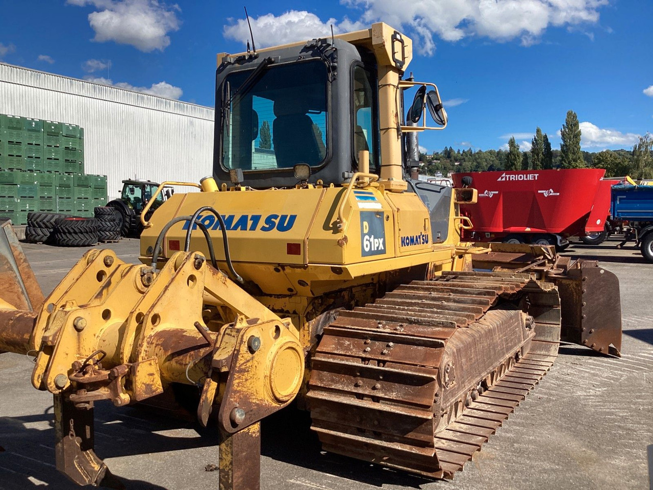 Komatsu D61 PX-15 E0 Ripper Raupe 6 Wege Schild Trimble - Булдозер: снимка 3 Komatsu D61 PX-15 E0 Ripper Raupe 6 Wege Schild Trimble - Булдозер: снимка 3