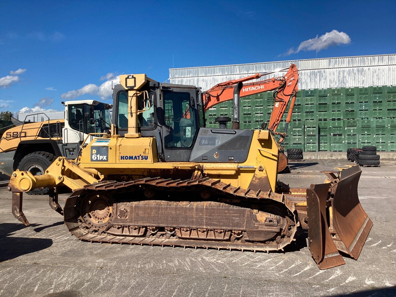 Komatsu D61 PX-15 E0 Ripper Raupe 6 Wege Schild Trimble - Булдозер: снимка 2 Komatsu D61 PX-15 E0 Ripper Raupe 6 Wege Schild Trimble - Булдозер: снимка 2