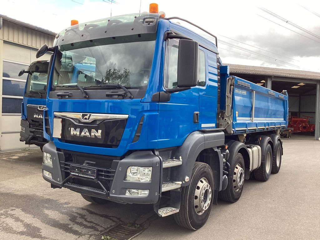 MAN TGS 35.470 8x4 Meiller 3-Seiten Stahlkipper - Самосвал камион: снимка 1 MAN TGS 35.470 8x4 Meiller 3-Seiten Stahlkipper - Самосвал камион: снимка 1