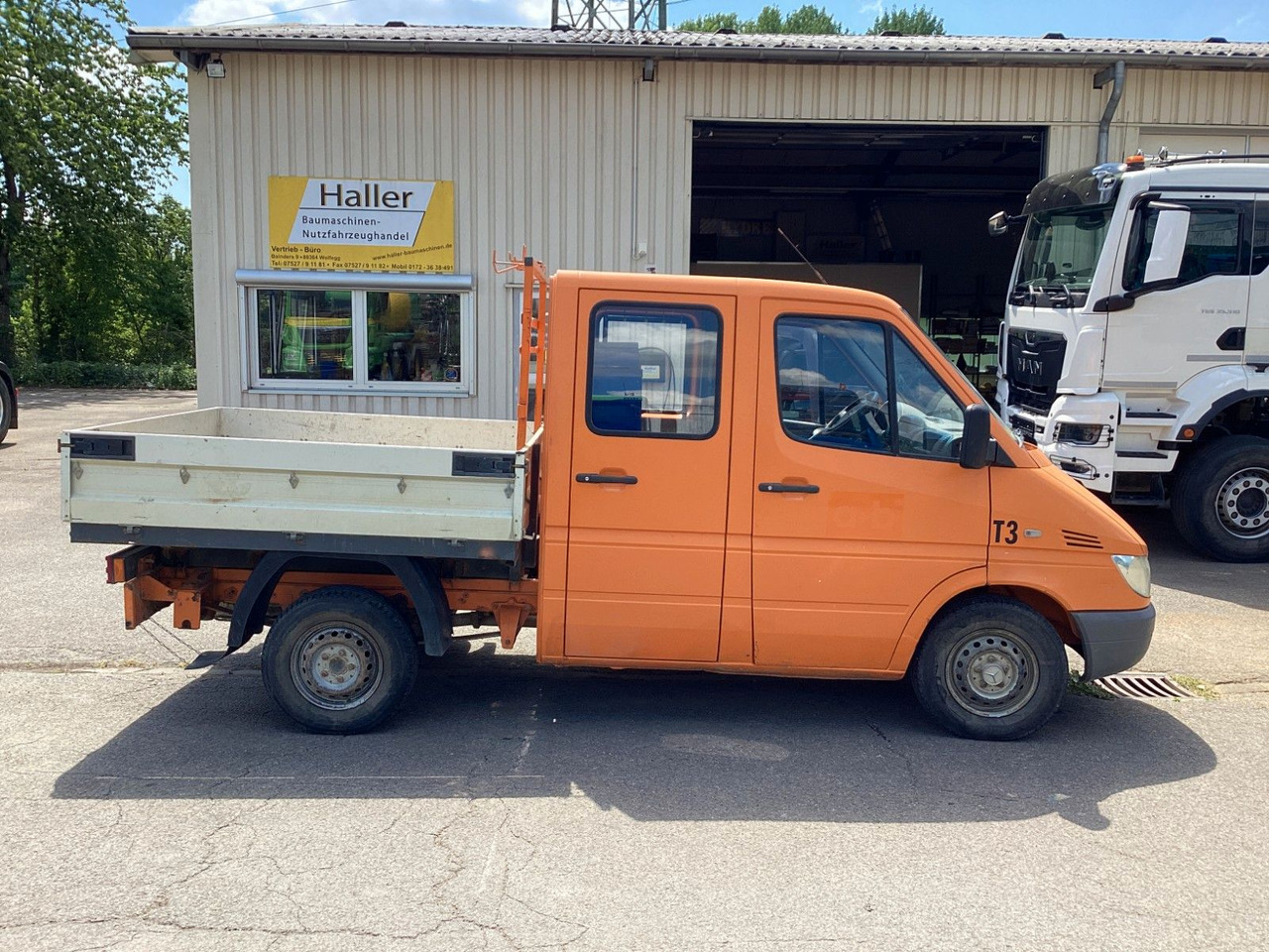 Mercedes-Benz Sprinter Pritsche Doka 211 CDI - Бордови бус, Бус с двойна кабина: снимка 3 Mercedes-Benz Sprinter Pritsche Doka 211 CDI - Бордови бус, Бус с двойна кабина: снимка 3