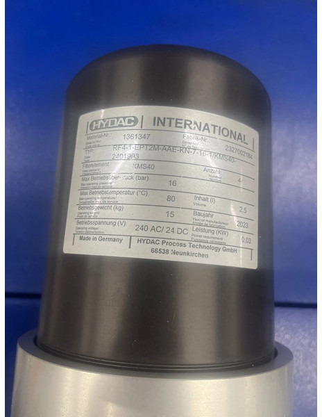 Hydac autofilt RF4 - Резервни части: снимка 3 Hydac autofilt RF4 - Резервни части: снимка 3