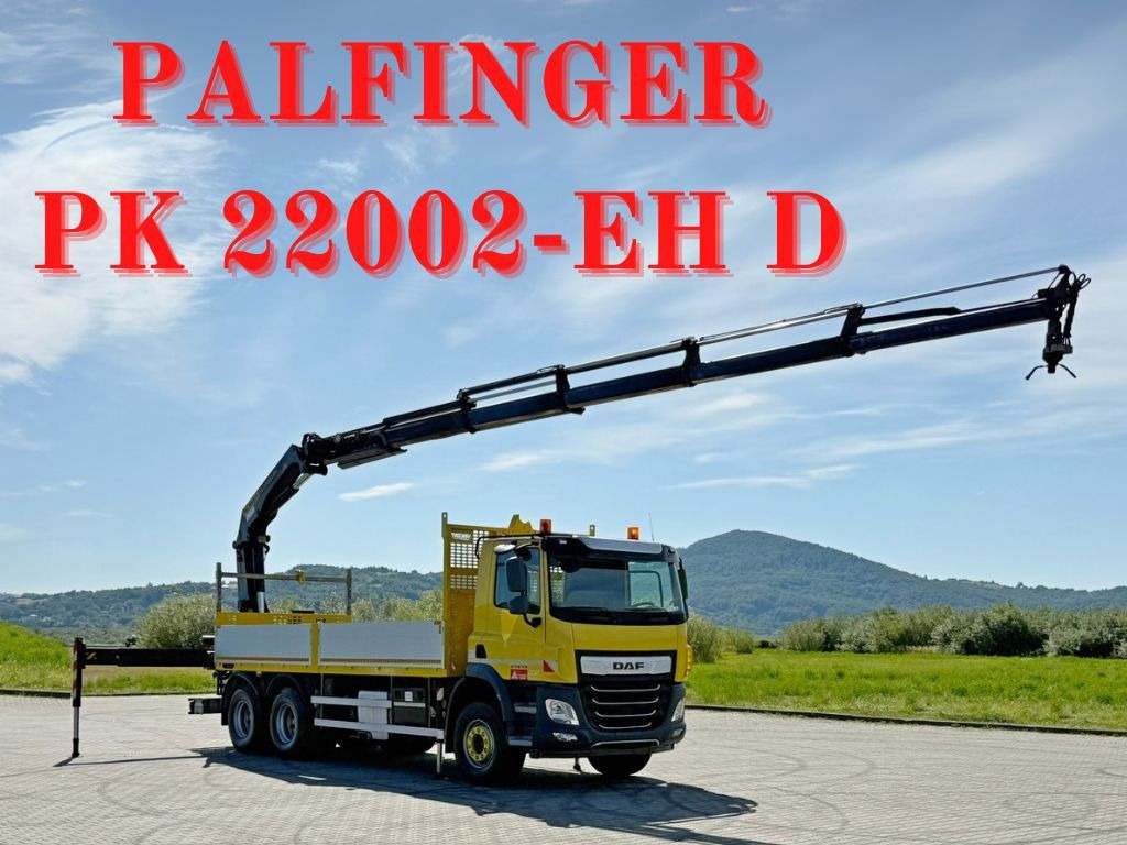 DAF CF 450 * PK 22002 - EH D + FUNK * 6x4 * TOP - Камион с кран: снимка 1 DAF CF 450 * PK 22002 - EH D + FUNK * 6x4 * TOP - Камион с кран: снимка 1