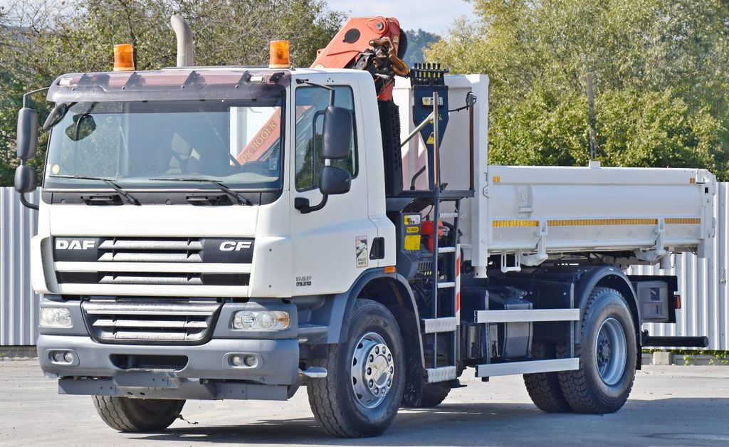 DAF CF 75.310 Kipper 4,30 m + KRAN * TOPZUSTAND - Самосвал камион, Камион с кран: снимка 5 DAF CF 75.310 Kipper 4,30 m + KRAN * TOPZUSTAND - Самосвал камион, Камион с кран: снимка 5