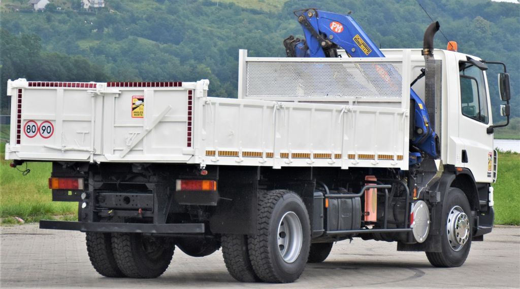 Самосвал камион, Камион с кран DAF CF 75.310 *Kipper 5,10 m + KRAN *TOPZUSTAND: снимка 7