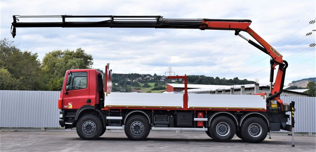 DAF CF 85.410 Pritsche 6,80m + KRAN / FUNK/8x4 - Камион с кран: снимка 5 DAF CF 85.410 Pritsche 6,80m + KRAN / FUNK/8x4 - Камион с кран: снимка 5