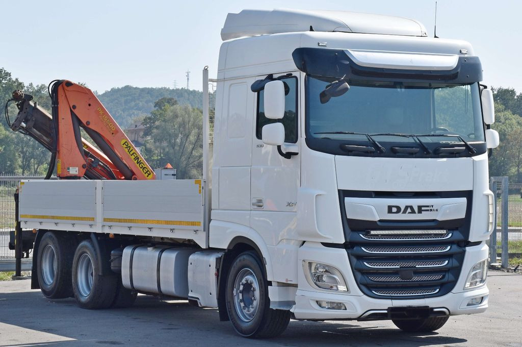 DAF XF 530 Pritsche 6,30 m + PK 15500 * TOPZUSTAND - Камион с кран: снимка 3 DAF XF 530 Pritsche 6,30 m + PK 15500 * TOPZUSTAND - Камион с кран: снимка 3