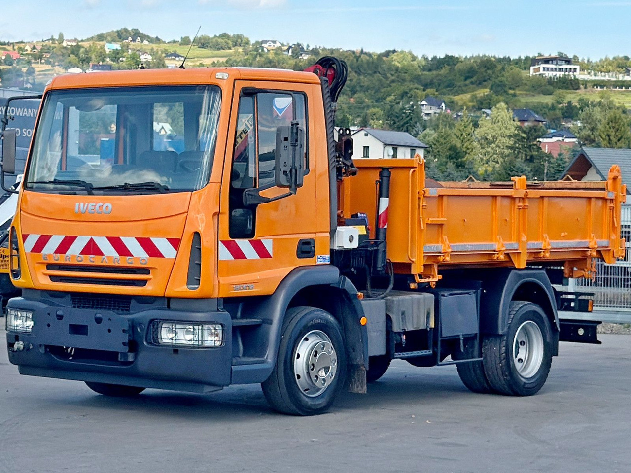 Iveco EUROCARGO 120E18 * HMF 403 K1 * TOPZUSTAND - Камион с кран, Самосвал камион: снимка 4 Iveco EUROCARGO 120E18 * HMF 403 K1 * TOPZUSTAND - Камион с кран, Самосвал камион: снимка 4