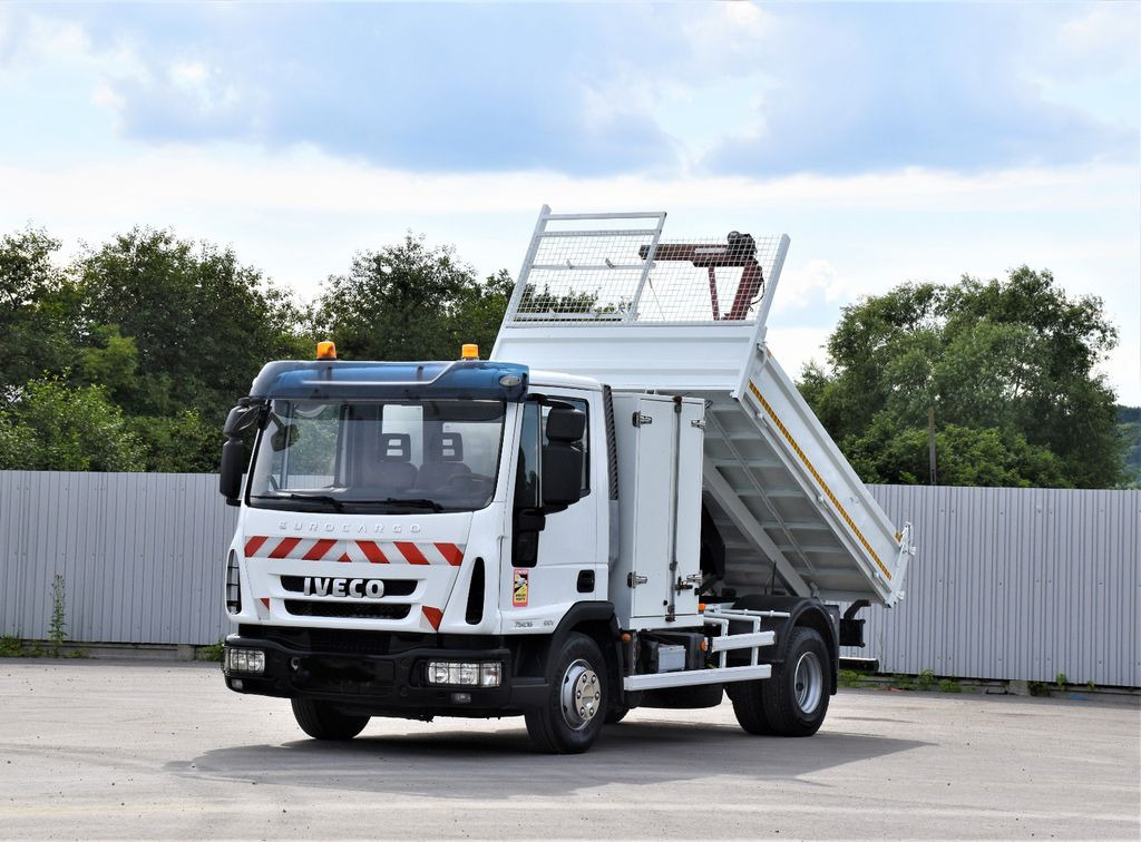 Iveco EUROCARGO 75E16* KIPPER 3,10m* KRAN - Самосвал камион: снимка 1 Iveco EUROCARGO 75E16* KIPPER 3,10m* KRAN - Самосвал камион: снимка 1