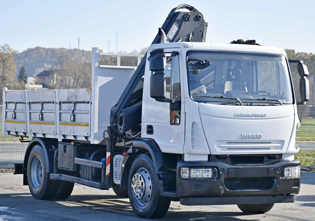 Iveco Eurocargo 180E28 *HIAB 122 B-2 DUO* TOPZUSTAND - Самосвал камион, Камион с кран: снимка 4 Iveco Eurocargo 180E28 *HIAB 122 B-2 DUO* TOPZUSTAND - Самосвал камион, Камион с кран: снимка 4