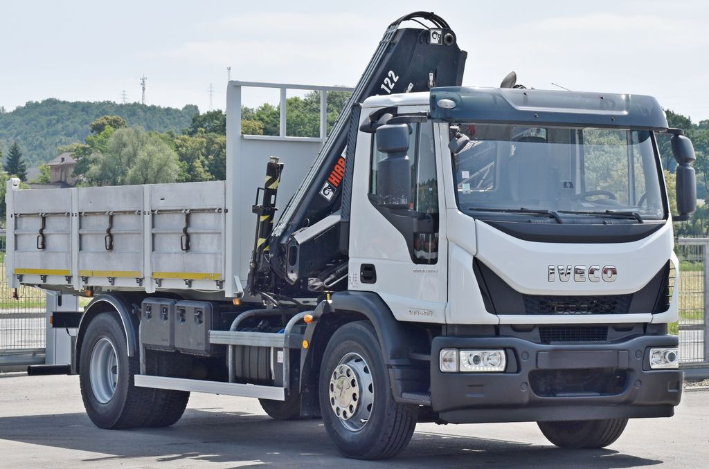 Iveco Eurocargo 190-280L *HIAB 122 B-2 HIDUO + FUNK - Камион с кран, Самосвал камион: снимка 4 Iveco Eurocargo 190-280L *HIAB 122 B-2 HIDUO + FUNK - Камион с кран, Самосвал камион: снимка 4