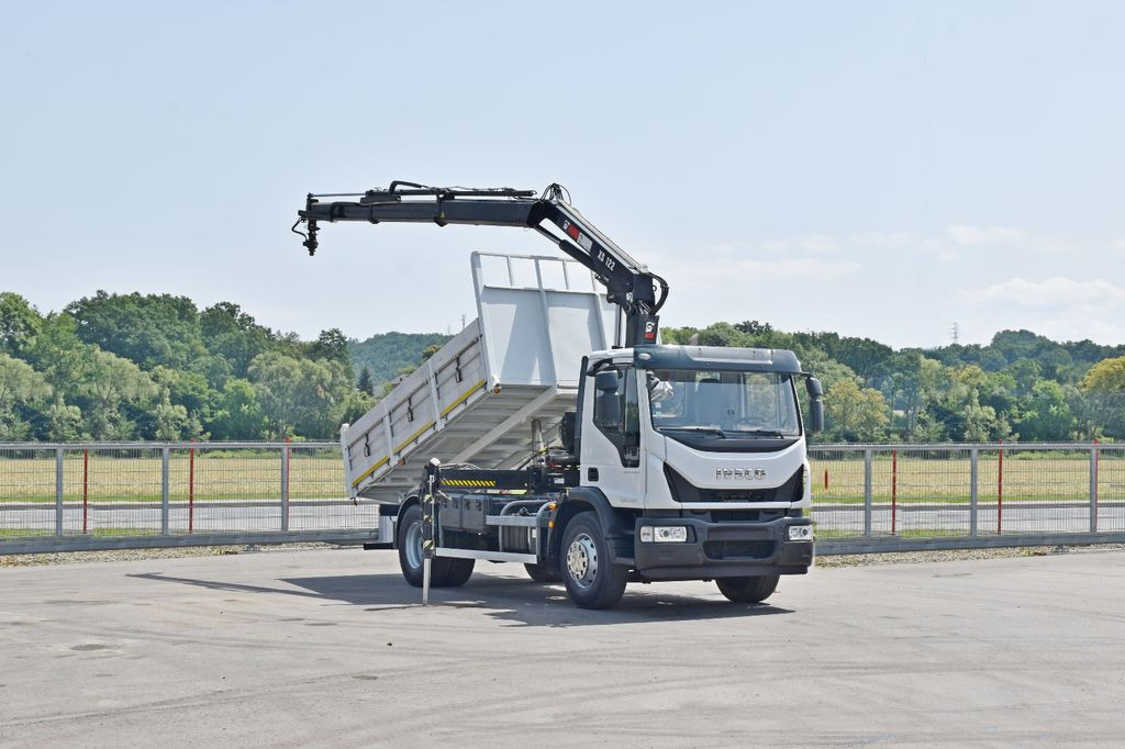 Iveco Eurocargo 190-280L *HIAB 122 B-2 HIDUO + FUNK - Камион с кран, Самосвал камион: снимка 2 Iveco Eurocargo 190-280L *HIAB 122 B-2 HIDUO + FUNK - Камион с кран, Самосвал камион: снимка 2