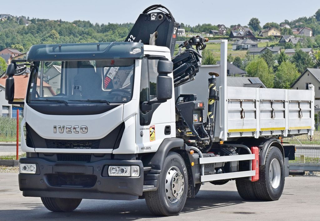 Iveco Eurocargo 190-280L *HIAB 122 B-2 HIDUO + FUNK - Камион с кран, Самосвал камион: снимка 3 Iveco Eurocargo 190-280L *HIAB 122 B-2 HIDUO + FUNK - Камион с кран, Самосвал камион: снимка 3