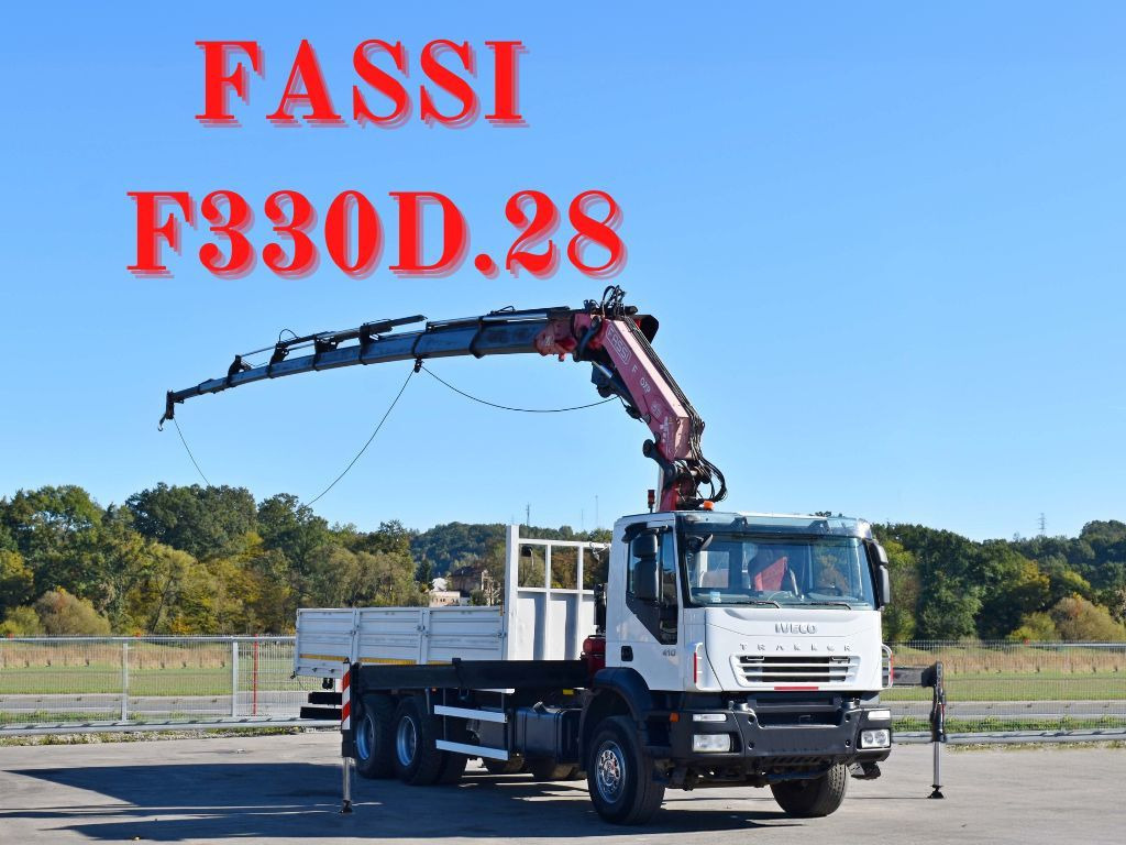 Iveco TRAKKER 410* FASSI F330D.28 + FUNK/ 6x4 - Камион с кран: снимка 1 Iveco TRAKKER 410* FASSI F330D.28 + FUNK/ 6x4 - Камион с кран: снимка 1