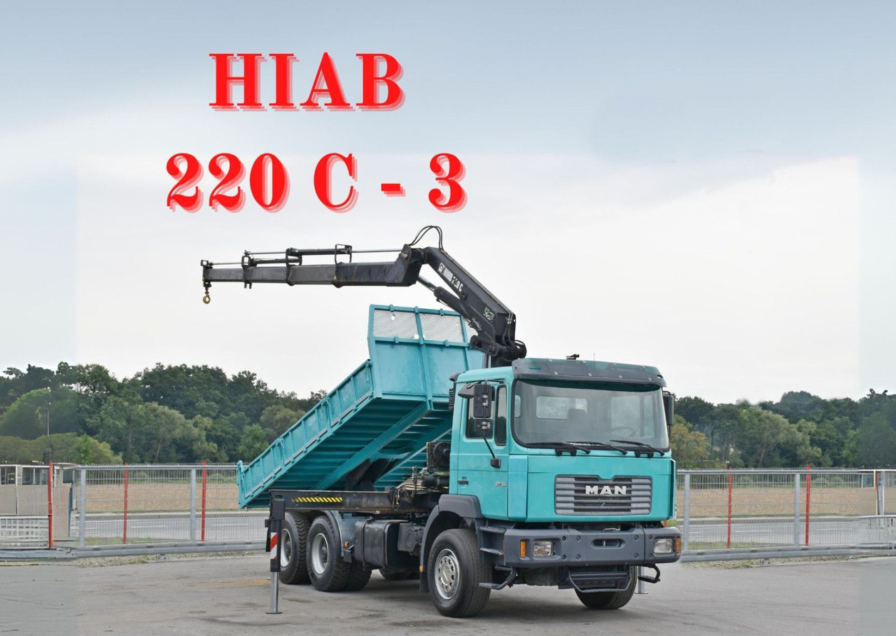 MAN 27-314 * HIAB 220 C - 3 + FUNK * 6x4 - Камион с кран: снимка 1 MAN 27-314 * HIAB 220 C - 3 + FUNK * 6x4 - Камион с кран: снимка 1