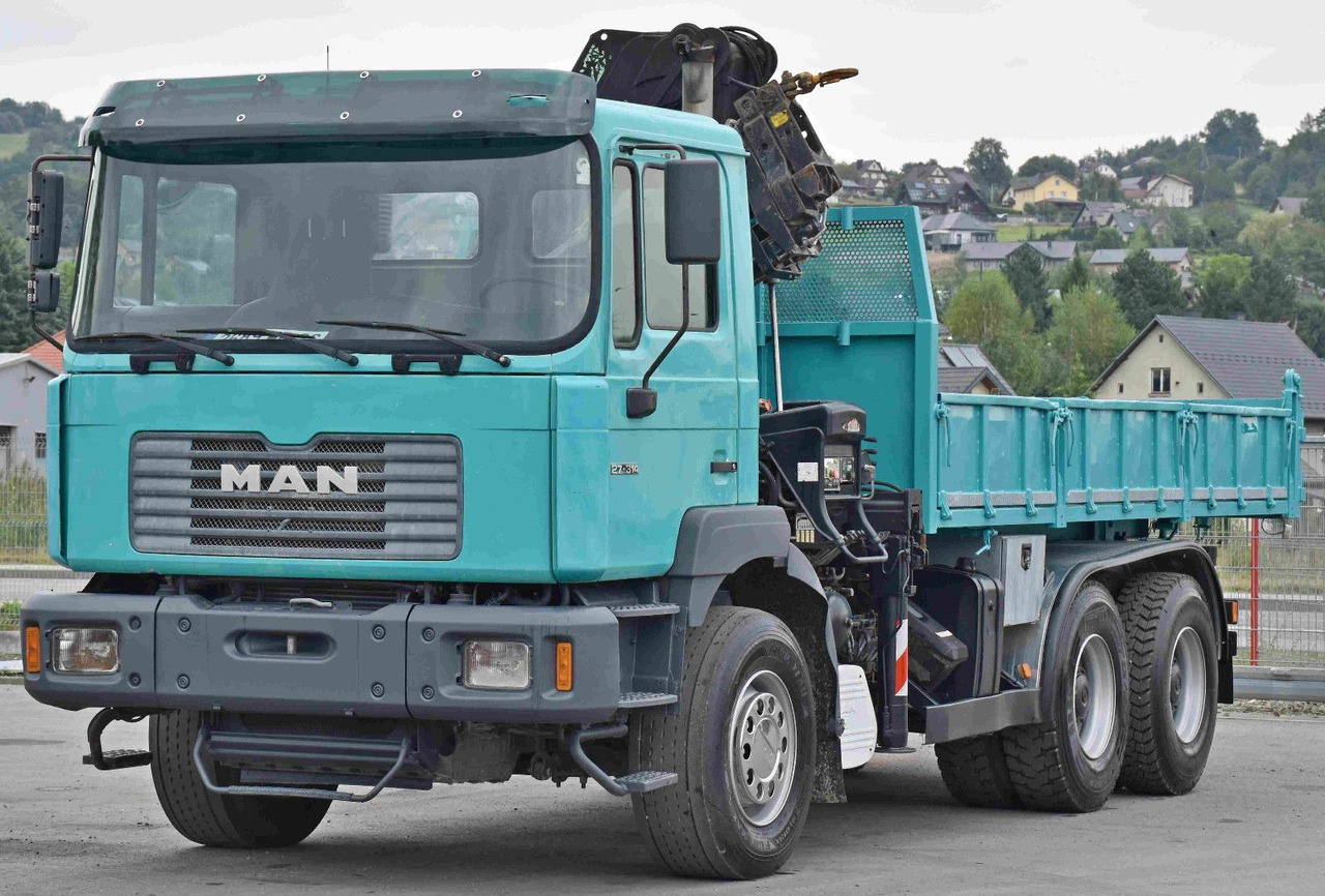 MAN 27-314 * HIAB 220 C - 3 + FUNK * 6x4 - Самосвал камион, Камион с кран: снимка 3 MAN 27-314 * HIAB 220 C - 3 + FUNK * 6x4 - Самосвал камион, Камион с кран: снимка 3