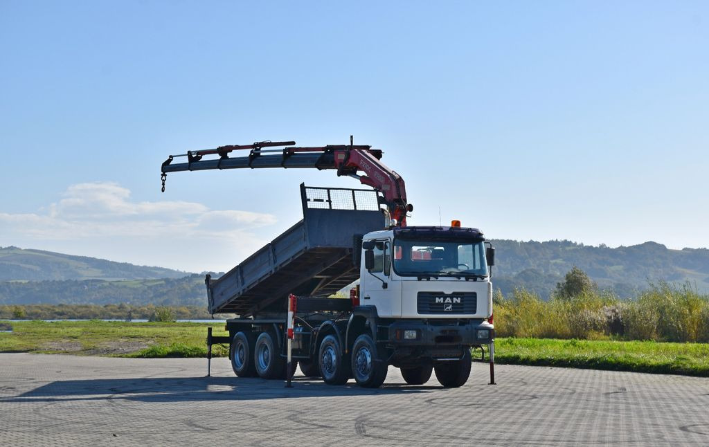 MAN 41.460 * KRAN * 8x8 ! TOPZUSTAND - Камион с кран, Самосвал камион: снимка 2 MAN 41.460 * KRAN * 8x8 ! TOPZUSTAND - Камион с кран, Самосвал камион: снимка 2