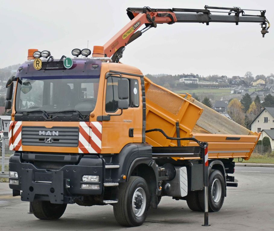 MAN TGA 18.360 * PK 10501 + FUNK *4x4 - Самосвал камион, Камион с кран: снимка 3 MAN TGA 18.360 * PK 10501 + FUNK *4x4 - Самосвал камион, Камион с кран: снимка 3