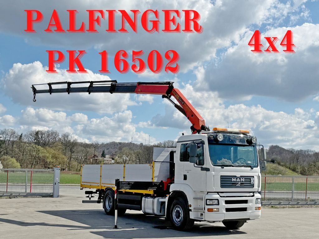 MAN TGA 18.440* PK 16502 + FUNK * 4x4 * TOP - Камион с кран: снимка 1 MAN TGA 18.440* PK 16502 + FUNK * 4x4 * TOP - Камион с кран: снимка 1