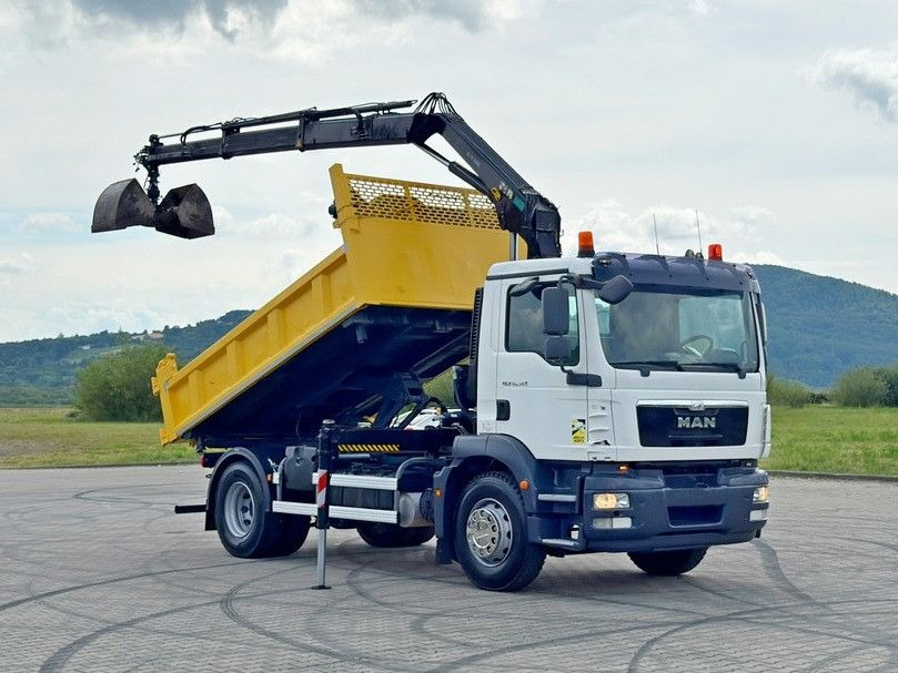 MAN TGM 18.340* KIPPER 4,05m*HIAB 111 B-2 HIDUO/FUNK - Самосвал камион, Камион с кран: снимка 2 MAN TGM 18.340* KIPPER 4,05m*HIAB 111 B-2 HIDUO/FUNK - Самосвал камион, Камион с кран: снимка 2