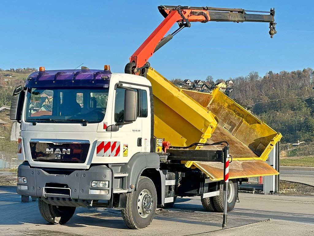 MAN TGS 18.320 * PK 12002 - EH A + FUNK * TOPZUSTAND - Самосвал камион, Камион с кран: снимка 3 MAN TGS 18.320 * PK 12002 - EH A + FUNK * TOPZUSTAND - Самосвал камион, Камион с кран: снимка 3