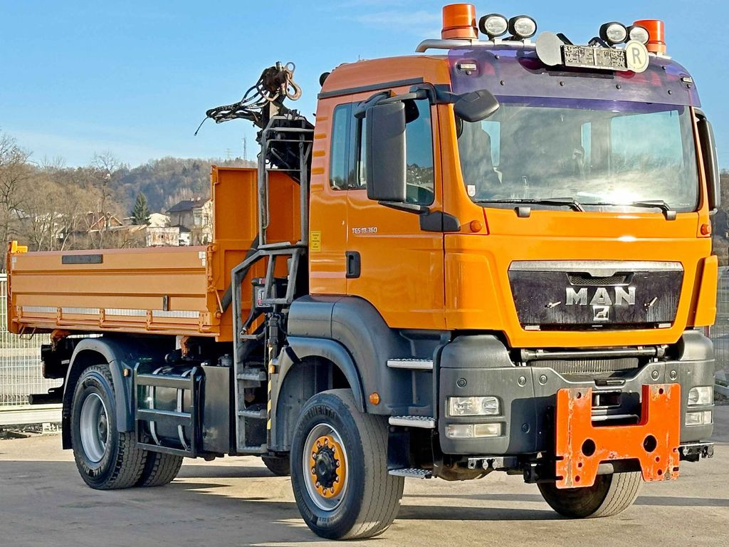 MAN TGS 18.360 * HIAB 099 E-3 HIDUO + FUNK *4x4 - Камион с кран, Самосвал камион: снимка 4 MAN TGS 18.360 * HIAB 099 E-3 HIDUO + FUNK *4x4 - Камион с кран, Самосвал камион: снимка 4