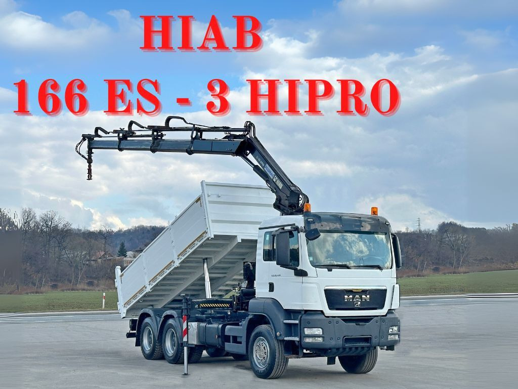 MAN TGS 26.400 * HIAB 166 ES - 3 HIPRO + FUNK * 6x4 MAN TGS 26.400 * HIAB 166 ES - 3 HIPRO + FUNK * 6x4 - Камион с кран, Самосвал камион: снимка 1 MAN TGS 26.400 * HIAB 166 ES - 3 HIPRO + FUNK * 6x4 MAN TGS 26.400 * HIAB 166 ES - 3 HIPRO + FUNK * 6x4 - Камион с кран, Самосвал камион: снимка 1