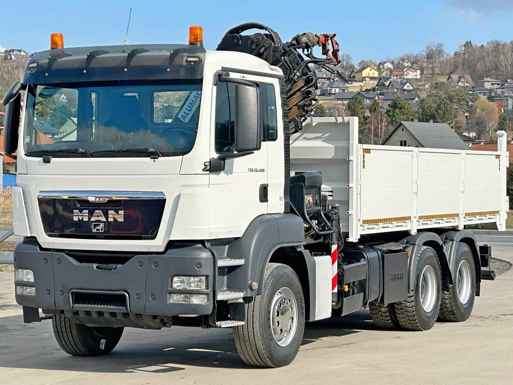 MAN TGS 26.400 * HIAB 166 ES - 3 HIPRO + FUNK * 6x4 - Самосвал камион, Камион с кран: снимка 3 MAN TGS 26.400 * HIAB 166 ES - 3 HIPRO + FUNK * 6x4 - Самосвал камион, Камион с кран: снимка 3