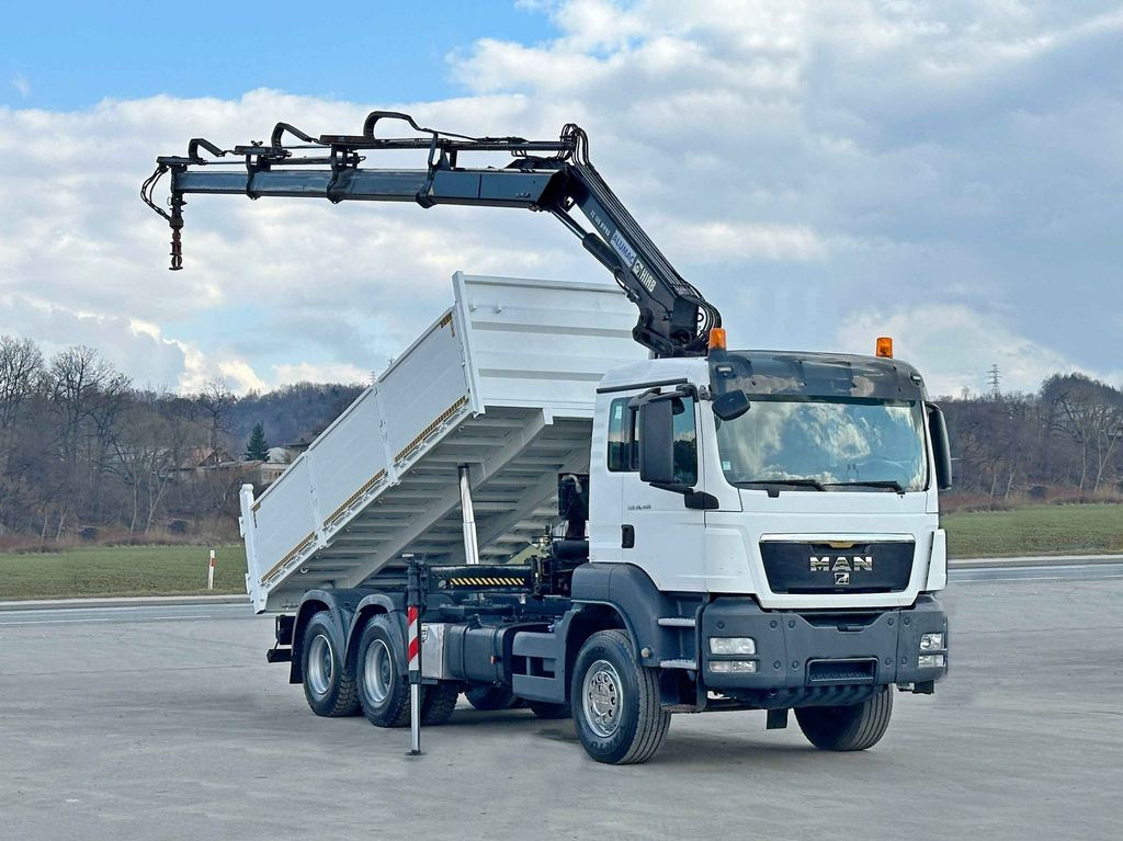 MAN TGS 26.400 * HIAB 166 ES - 3 HIPRO + FUNK * 6x4 - Самосвал камион, Камион с кран: снимка 2 MAN TGS 26.400 * HIAB 166 ES - 3 HIPRO + FUNK * 6x4 - Самосвал камион, Камион с кран: снимка 2
