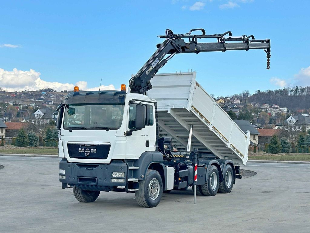 MAN TGS 26.400 * HIAB 166 ES - 3 HIPRO + FUNK * 6x4 - Камион с кран, Самосвал камион: снимка 2 MAN TGS 26.400 * HIAB 166 ES - 3 HIPRO + FUNK * 6x4 - Камион с кран, Самосвал камион: снимка 2