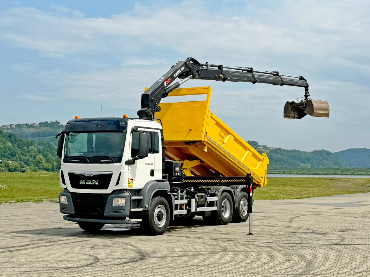 MAN TGS 26.400 * HIAB X-HIDUO 188 E-3 + FUNK * 6x4 - Камион с кран: снимка 2 MAN TGS 26.400 * HIAB X-HIDUO 188 E-3 + FUNK * 6x4 - Камион с кран: снимка 2