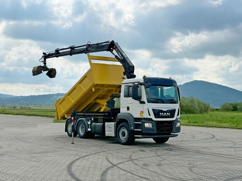 MAN TGS 26.400 * HIAB X-HIDUO 188 E-3 + FUNK * 6x4 - Камион с кран: снимка 2 MAN TGS 26.400 * HIAB X-HIDUO 188 E-3 + FUNK * 6x4 - Камион с кран: снимка 2