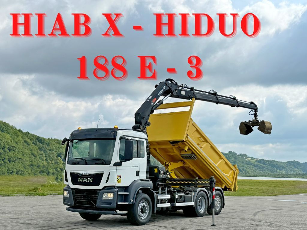 MAN TGS 26.400 * HIAB X-HIDUO 188 E-3 + FUNK * 6x4 - Камион с кран: снимка 1 MAN TGS 26.400 * HIAB X-HIDUO 188 E-3 + FUNK * 6x4 - Камион с кран: снимка 1