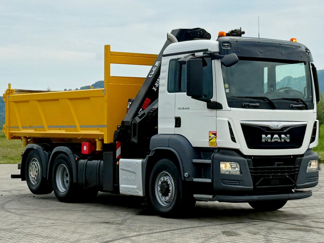 MAN TGS 26.400 * HIAB X-HIDUO 188 E-3 + FUNK * 6x4 - Камион с кран: снимка 4 MAN TGS 26.400 * HIAB X-HIDUO 188 E-3 + FUNK * 6x4 - Камион с кран: снимка 4