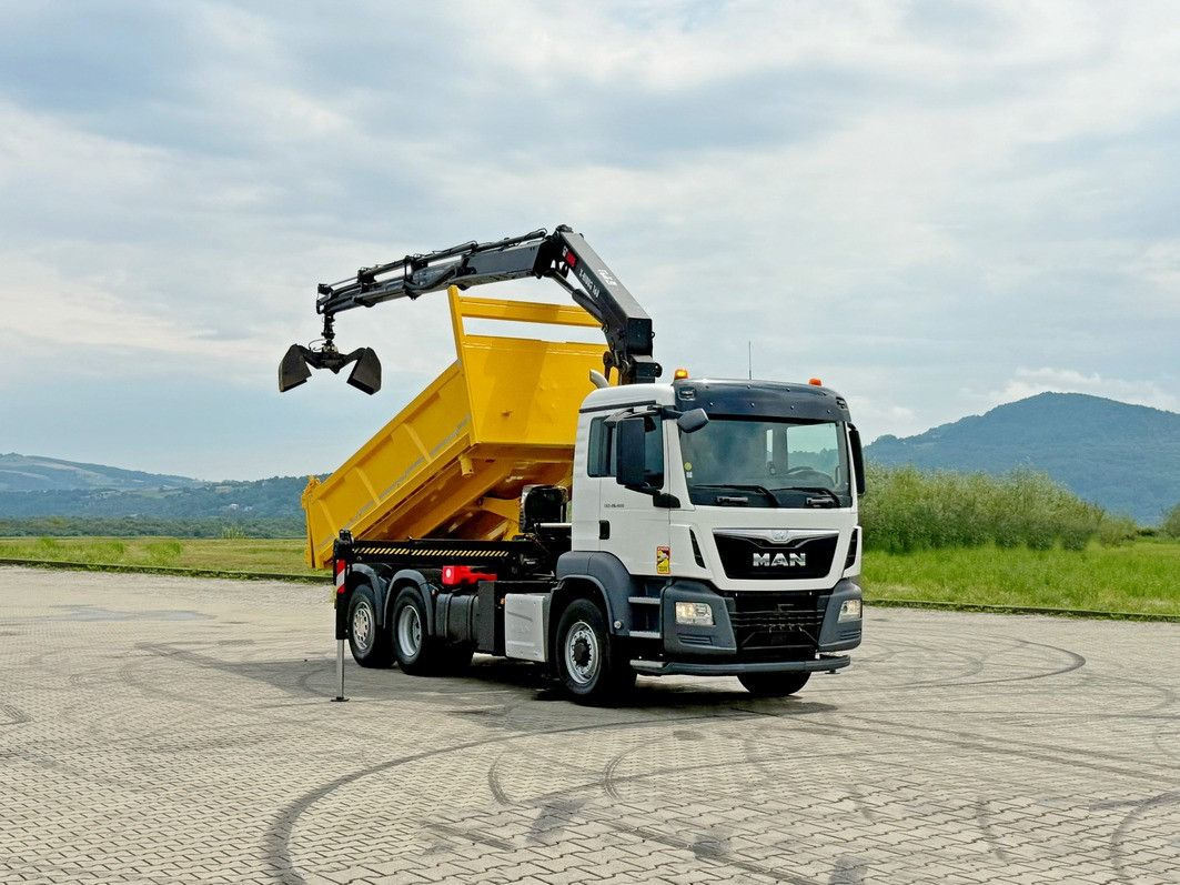 MAN TGS 26.400 * HIAB X-HIDUO 188 E-3 + FUNK * 6x4 - Камион с кран: снимка 2 MAN TGS 26.400 * HIAB X-HIDUO 188 E-3 + FUNK * 6x4 - Камион с кран: снимка 2