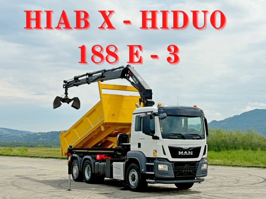 MAN TGS 26.400 * HIAB X-HIDUO 188 E-3 + FUNK * 6x4 - Камион с кран: снимка 1 MAN TGS 26.400 * HIAB X-HIDUO 188 E-3 + FUNK * 6x4 - Камион с кран: снимка 1