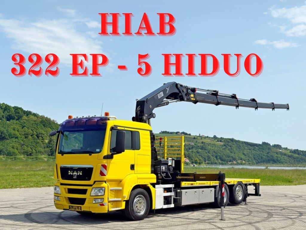 MAN TGS 26.440 * HIAB 322 EP - 5 HIDUO/ FUNK * TOP MAN TGS 26.440 * HIAB 322 EP - 5 HIDUO/ FUNK * TOP - Камион с кран, Бордови камион: снимка 1 MAN TGS 26.440 * HIAB 322 EP - 5 HIDUO/ FUNK * TOP MAN TGS 26.440 * HIAB 322 EP - 5 HIDUO/ FUNK * TOP - Камион с кран, Бордови камион: снимка 1