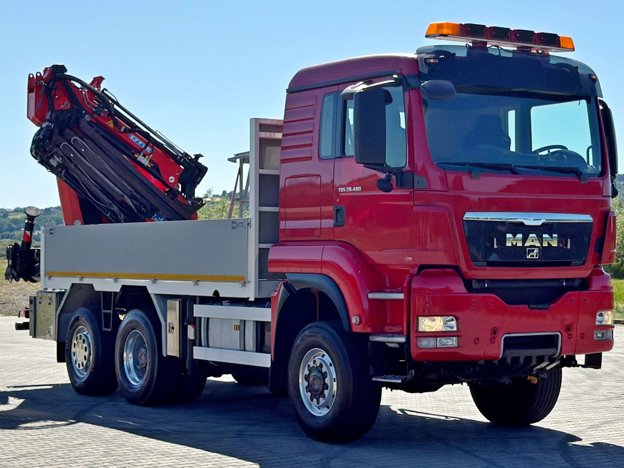 MAN TGS 28.480 * EFFER 255/5S + JIB 3S + FUNK * TOP - Камион с кран: снимка 3 MAN TGS 28.480 * EFFER 255/5S + JIB 3S + FUNK * TOP - Камион с кран: снимка 3