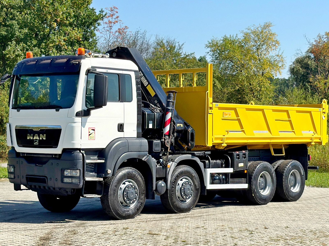MAN TGS 32.510 * HIAB 288 EP - 5HIDUO/ FUNK * 8x8 - Самосвал камион, Камион с кран: снимка 5 MAN TGS 32.510 * HIAB 288 EP - 5HIDUO/ FUNK * 8x8 - Самосвал камион, Камион с кран: снимка 5