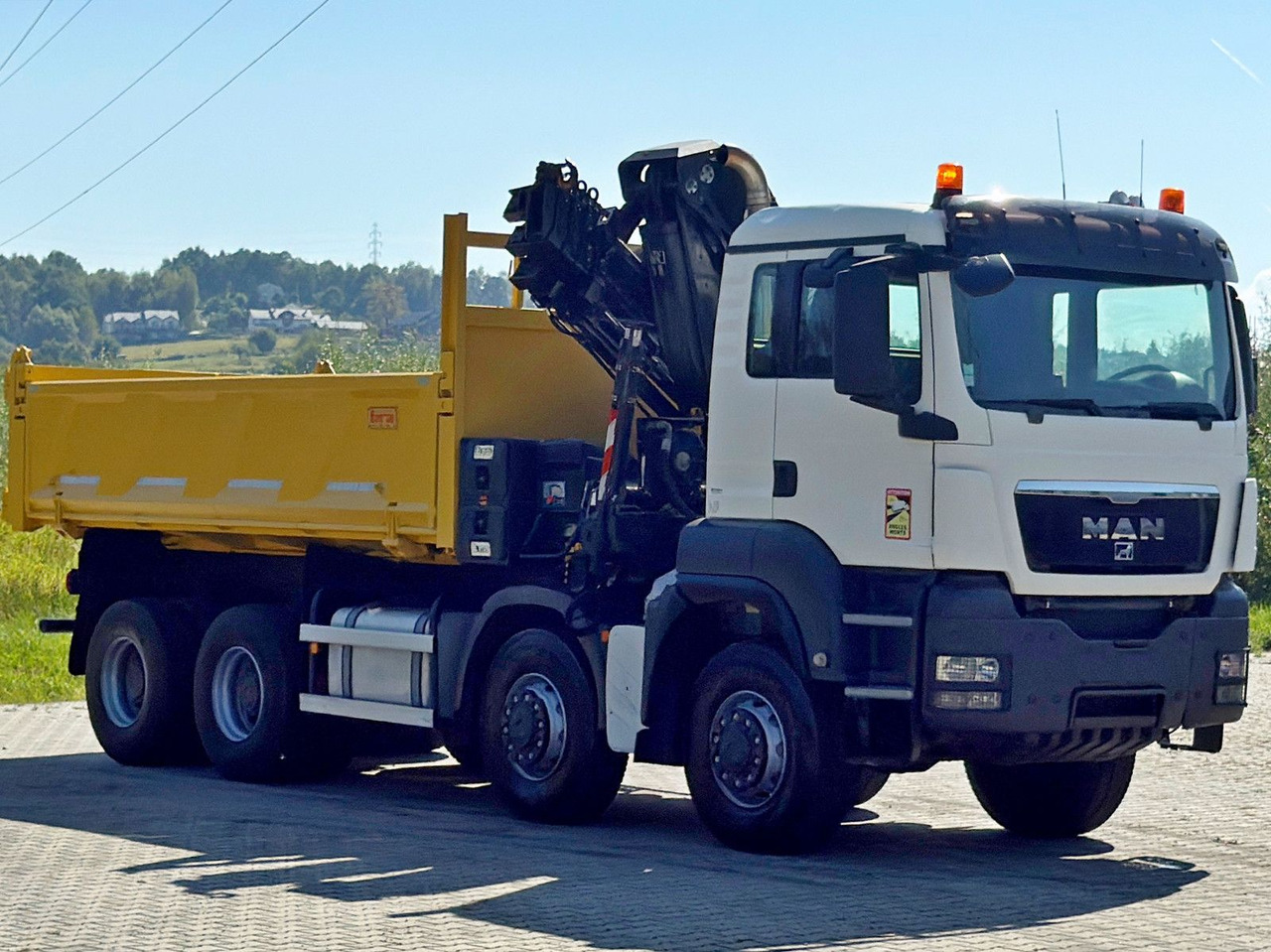 MAN TGS 32.510 * HIAB 288 EP - 5HIDUO/ FUNK * 8x8 - Самосвал камион, Камион с кран: снимка 4 MAN TGS 32.510 * HIAB 288 EP - 5HIDUO/ FUNK * 8x8 - Самосвал камион, Камион с кран: снимка 4