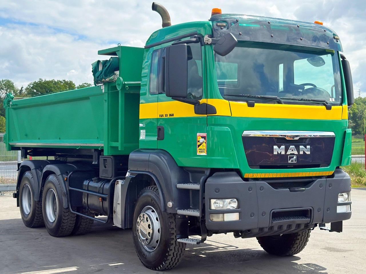 MAN TGS 33.360 * KIPPER 5,10 m / 6x4 * TOPZUSTAND - Самосвал камион, Камион с кран: снимка 4 MAN TGS 33.360 * KIPPER 5,10 m / 6x4 * TOPZUSTAND - Самосвал камион, Камион с кран: снимка 4