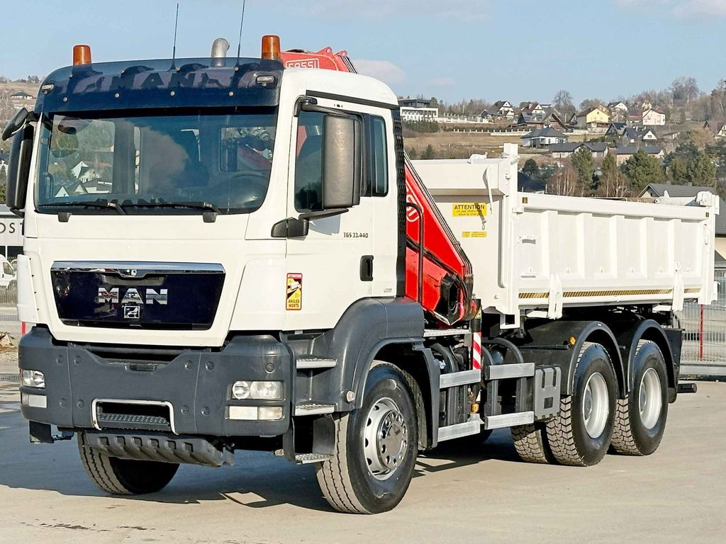 MAN TGS 33.440 * FASSI F155A.0.22/ FUNK *6x4 - Камион с кран, Самосвал камион: снимка 4 MAN TGS 33.440 * FASSI F155A.0.22/ FUNK *6x4 - Камион с кран, Самосвал камион: снимка 4