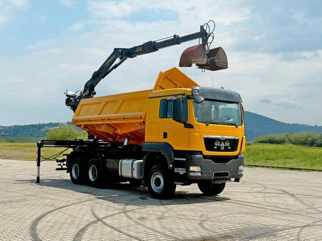MAN TGS 33.480*KIPPER 5,10m * EPSILON E165Z76* 6x6 MAN TGS 33.480*KIPPER 5,10m * EPSILON E165Z76* 6x6 - Камион с кран, Самосвал камион: снимка 2 MAN TGS 33.480*KIPPER 5,10m * EPSILON E165Z76* 6x6 MAN TGS 33.480*KIPPER 5,10m * EPSILON E165Z76* 6x6 - Камион с кран, Самосвал камион: снимка 2