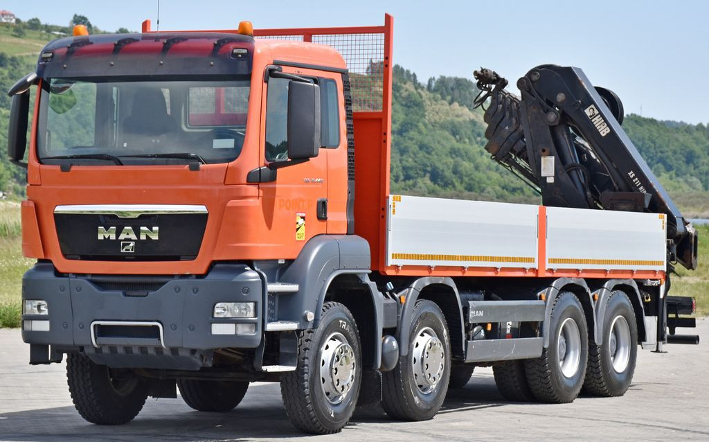 MAN TGS 35.440 * HIAB 211 E-6 HIDUO +FUNK / 8x4 MAN TGS 35.440 * HIAB 211 E-6 HIDUO +FUNK / 8x4 - Камион с кран, Бордови камион: снимка 4 MAN TGS 35.440 * HIAB 211 E-6 HIDUO +FUNK / 8x4 MAN TGS 35.440 * HIAB 211 E-6 HIDUO +FUNK / 8x4 - Камион с кран, Бордови камион: снимка 4