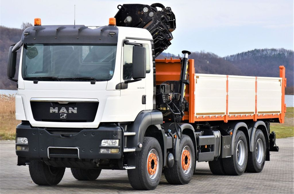 MAN TGS 35.440 * HIAB 322 EP-5HIPRO+FUNK / 8x4! - Камион с кран, Самосвал камион: снимка 3 MAN TGS 35.440 * HIAB 322 EP-5HIPRO+FUNK / 8x4! - Камион с кран, Самосвал камион: снимка 3