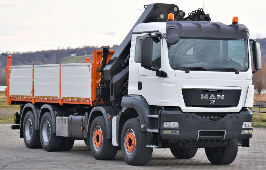 MAN TGS 35.440 * HIAB 322 EP-5HIPRO+FUNK / 8x4! - Камион с кран, Самосвал камион: снимка 4 MAN TGS 35.440 * HIAB 322 EP-5HIPRO+FUNK / 8x4! - Камион с кран, Самосвал камион: снимка 4