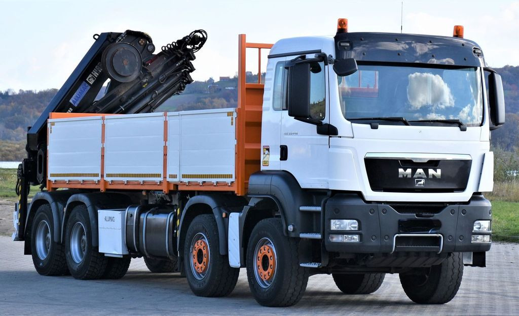 MAN TGS 35.440 * HIAB 322 EP-5HIPRO+FUNK / 8x4! - Камион с кран, Бордови камион: снимка 4 MAN TGS 35.440 * HIAB 322 EP-5HIPRO+FUNK / 8x4! - Камион с кран, Бордови камион: снимка 4