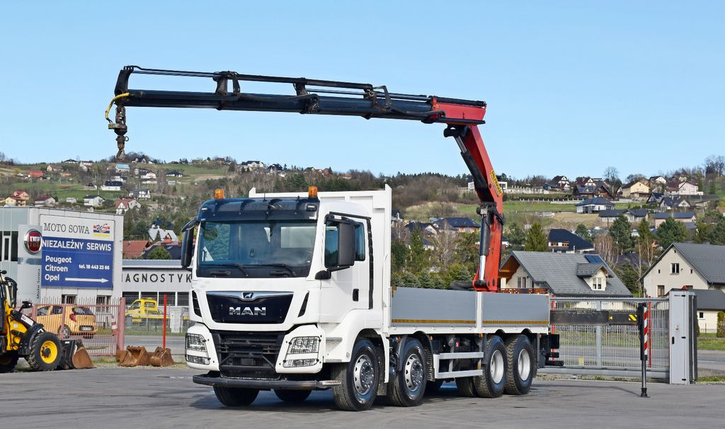 MAN TGS 35.500 * PK 22002 - EH C + FUNK * 8x4 * TOP - Камион с кран, Бордови камион: снимка 2 MAN TGS 35.500 * PK 22002 - EH C + FUNK * 8x4 * TOP - Камион с кран, Бордови камион: снимка 2